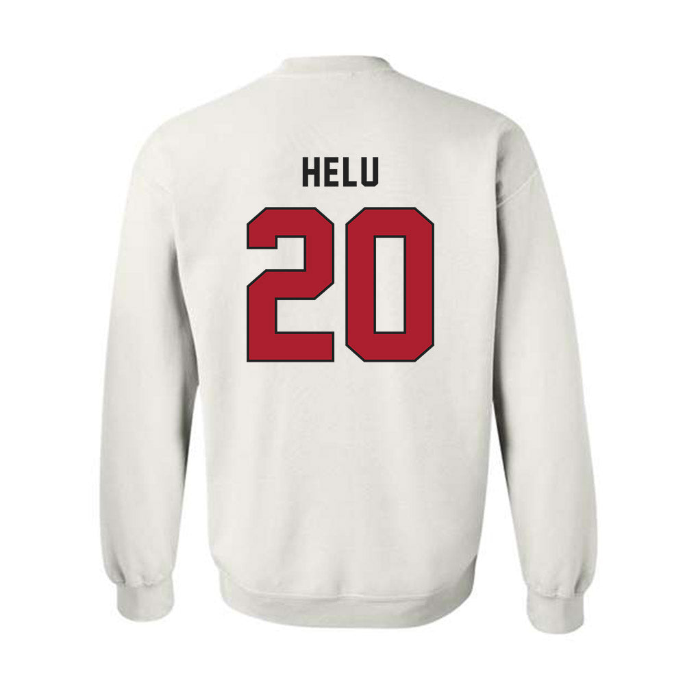 Utah - NCAA Football : Mateaki Helu - Veterans Day v2 Crewneck Sweatshirt-3