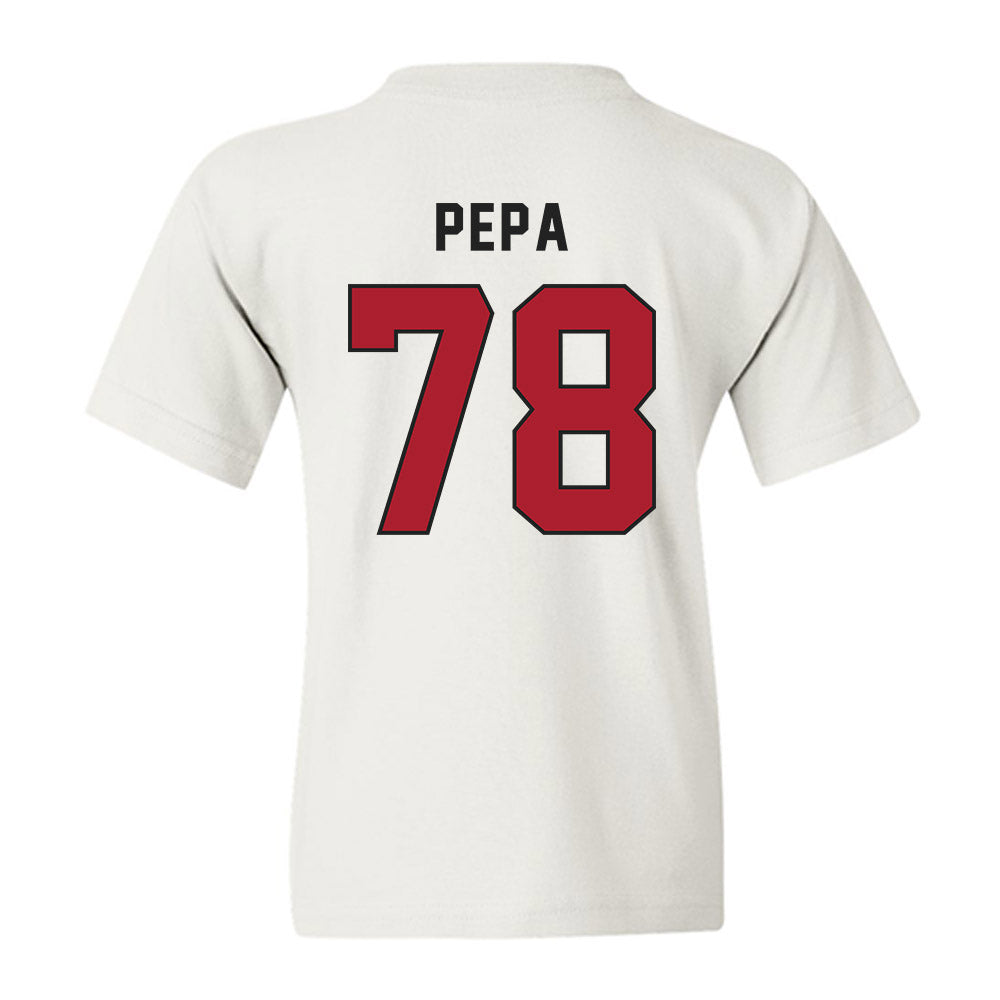 Utah - NCAA Football : Taniela Pepa - Veterans Day v2 Youth T-Shirt-3