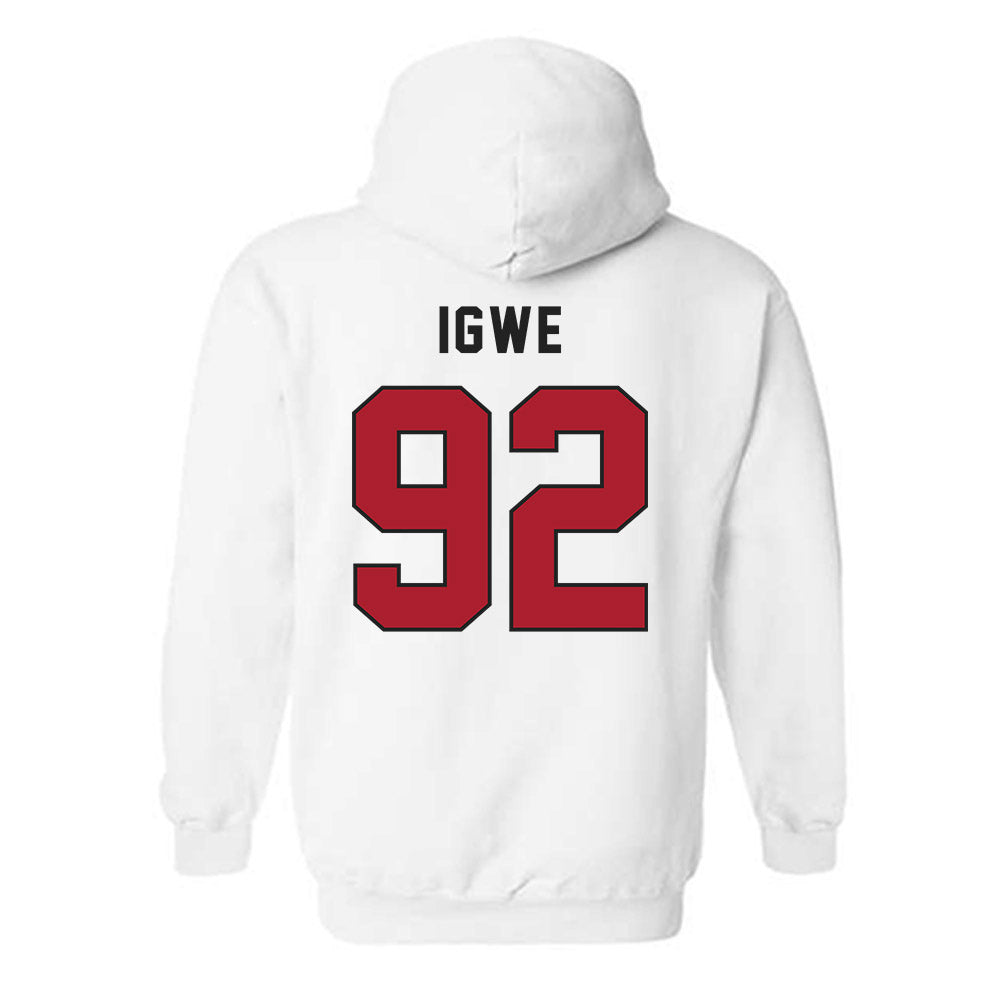Utah - NCAA Football : Nicholas Igwe - Veterans Day v2 Hooded Sweatshirt-2