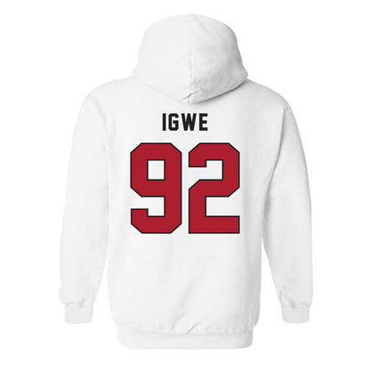 Utah - NCAA Football : Nicholas Igwe - Veterans Day v2 Hooded Sweatshirt-2