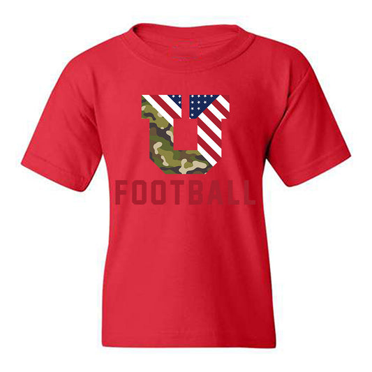 Utah - NCAA Football : Dilan Battle - Veterans Day v2 Youth T-Shirt-0