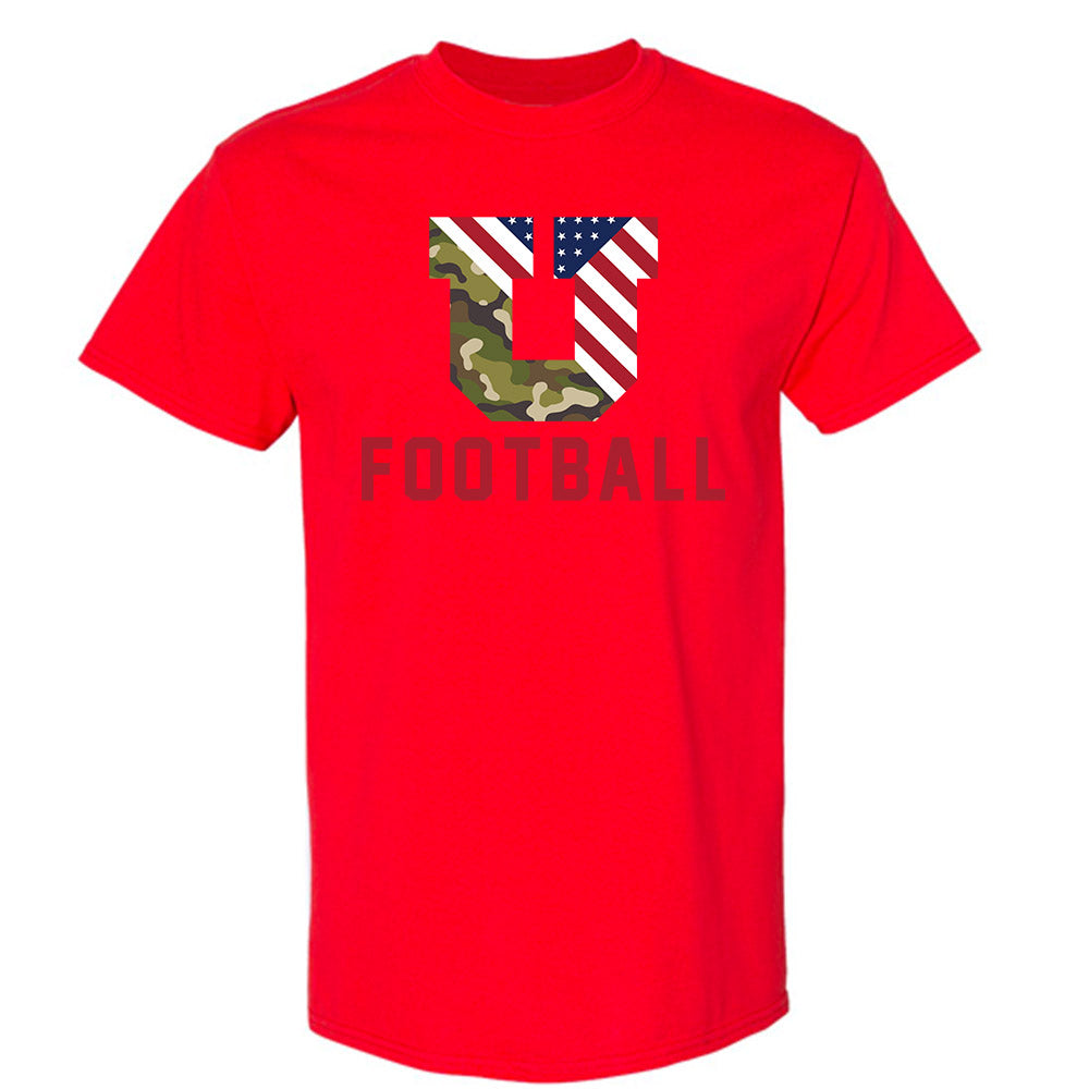 Utah - NCAA Football : Will Monney - Veterans Day v2 T-Shirt-0