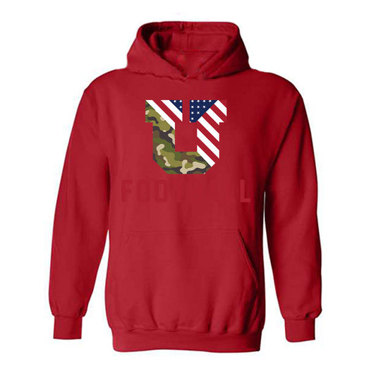 Utah - NCAA Football : Preston Pitts - Veterans Day v2 Hooded Sweatshirt-0
