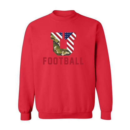 Utah - NCAA Football : Hunter Andrews - Veterans Day v2 Crewneck Sweatshirt-1