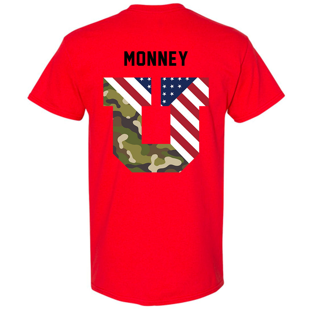Utah - NCAA Football : Will Monney - Veterans Day v3 T-Shirt-3