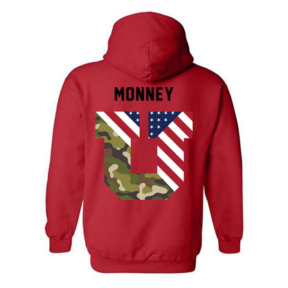 Utah - NCAA Football : Will Monney - Veterans Day v3 Hooded Sweatshirt-3