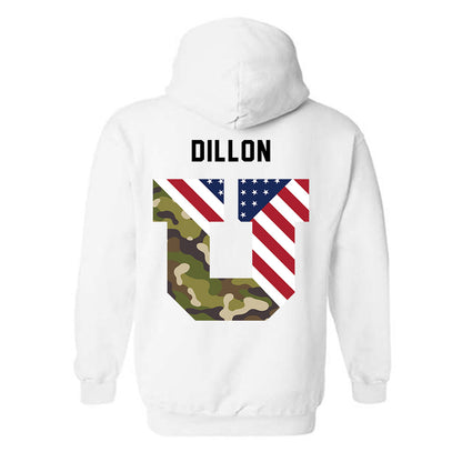 Utah - NCAA Football : Kash Dillon - Veterans Day v3 Hooded Sweatshirt-3