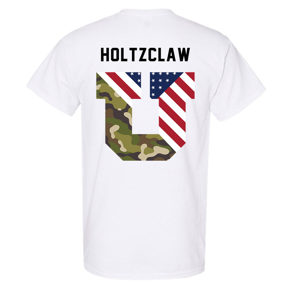 Utah - NCAA Football : Lance Holtzclaw - Veterans Day v3 T-Shirt-3