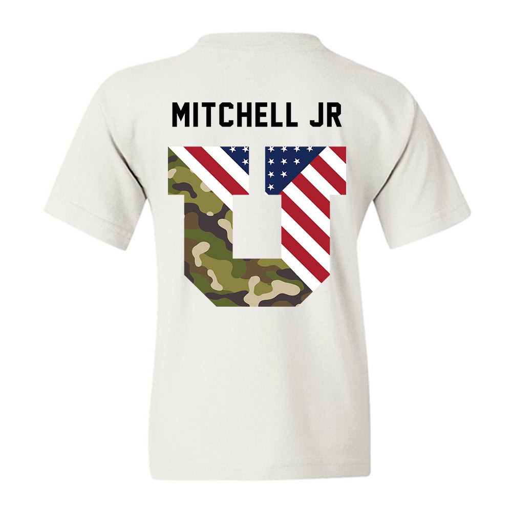 Utah - NCAA Football : LaGary Mitchell Jr - Veterans Day v3 Youth T-Shirt-3