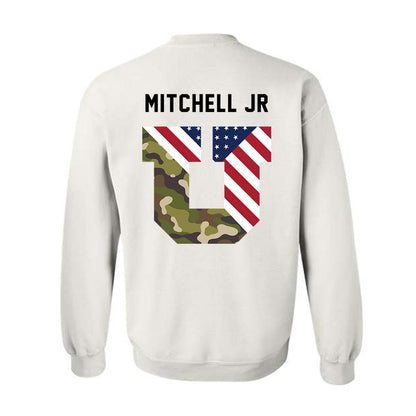 Utah - NCAA Football : LaGary Mitchell Jr - Veterans Day v3 Crewneck Sweatshirt-2