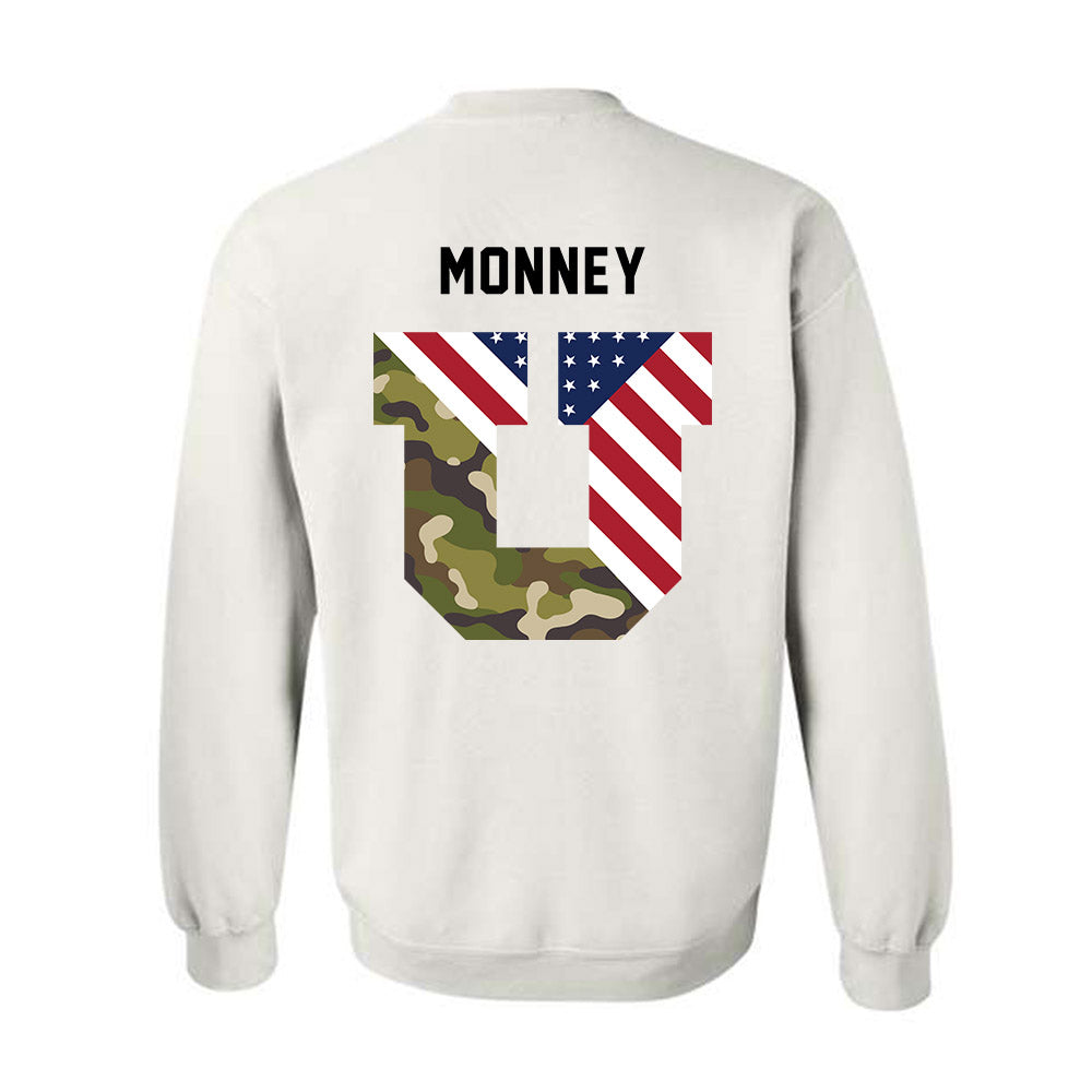 Utah - NCAA Football : Will Monney - Veterans Day v3 Crewneck Sweatshirt-2