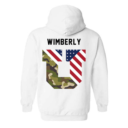 Utah - NCAA Football : Marcus Wimberly - Veterans Day v3 Hooded Sweatshirt-2