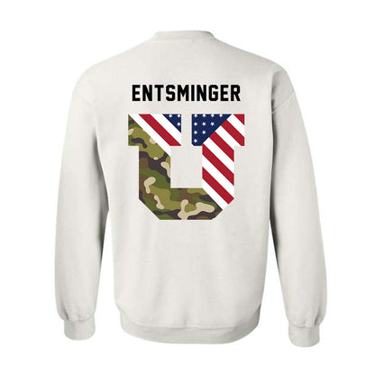 Utah - NCAA Football : Devin Entsminger - Veterans Day v3 Crewneck Sweatshirt-3