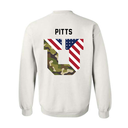 Utah - NCAA Football : Preston Pitts - Veterans Day v3 Crewneck Sweatshirt-3