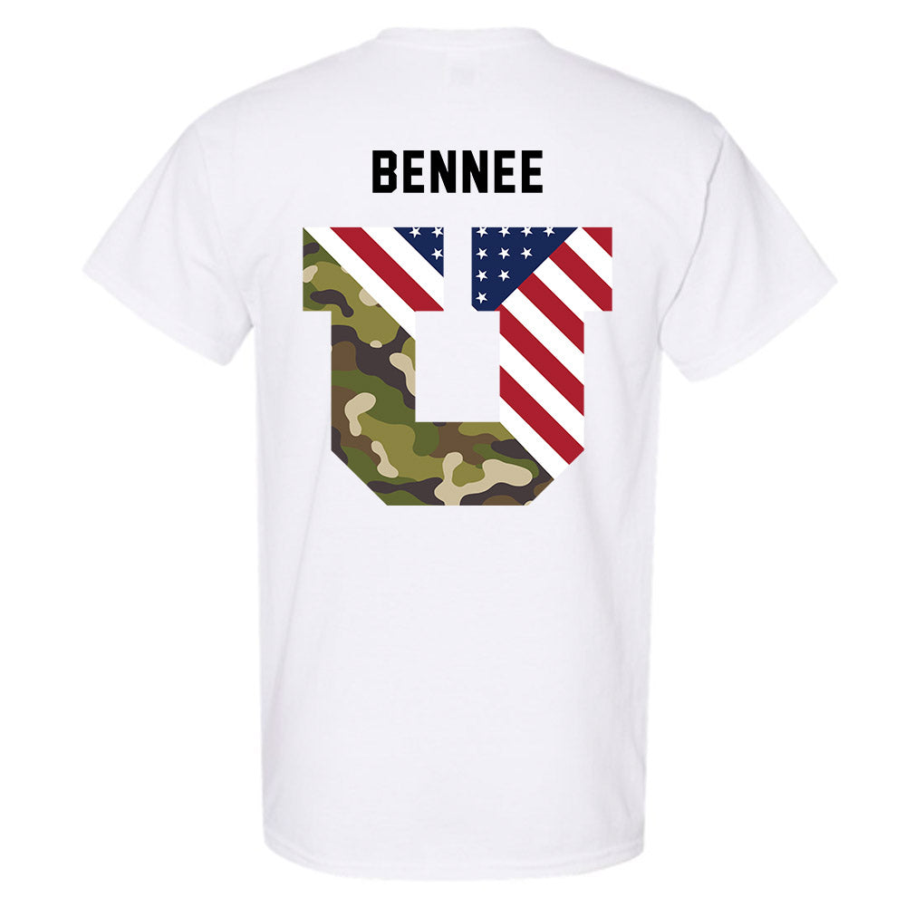Utah - NCAA Football : Noah Bennee - Veterans Day v3 T-Shirt-3