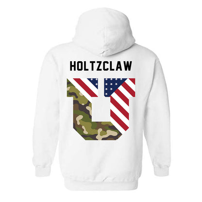 Utah - NCAA Football : Lance Holtzclaw - Veterans Day v3 Hooded Sweatshirt-3