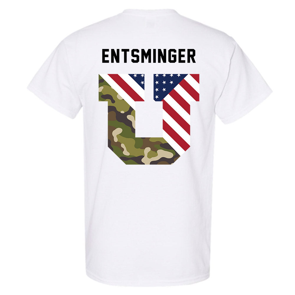 Utah - NCAA Football : Devin Entsminger - Veterans Day v3 T-Shirt-2