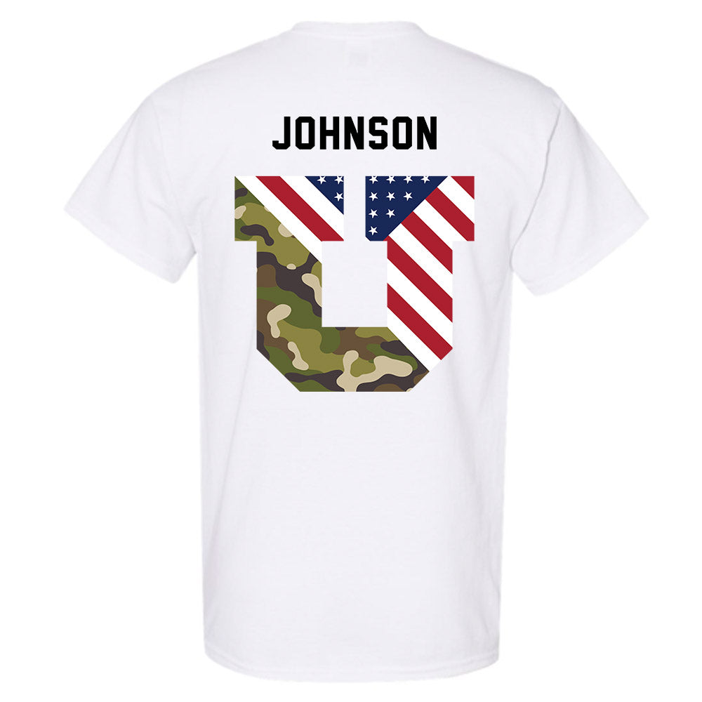 Utah - NCAA Football : Ricky Johnson - Veterans Day v3 T-Shirt-3