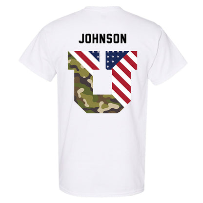 Utah - NCAA Football : Ricky Johnson - Veterans Day v3 T-Shirt-3