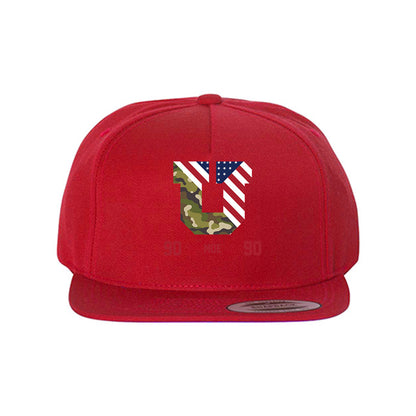 Utah - NCAA Football : Jireh Moe - Veterans Day Snapback Hat-1