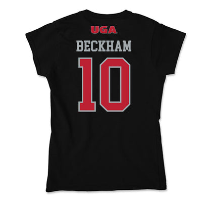 Georgia - NCAA Women's Basketball : Aubrey Beckham - Soft Style Women’s T-Shirt-1