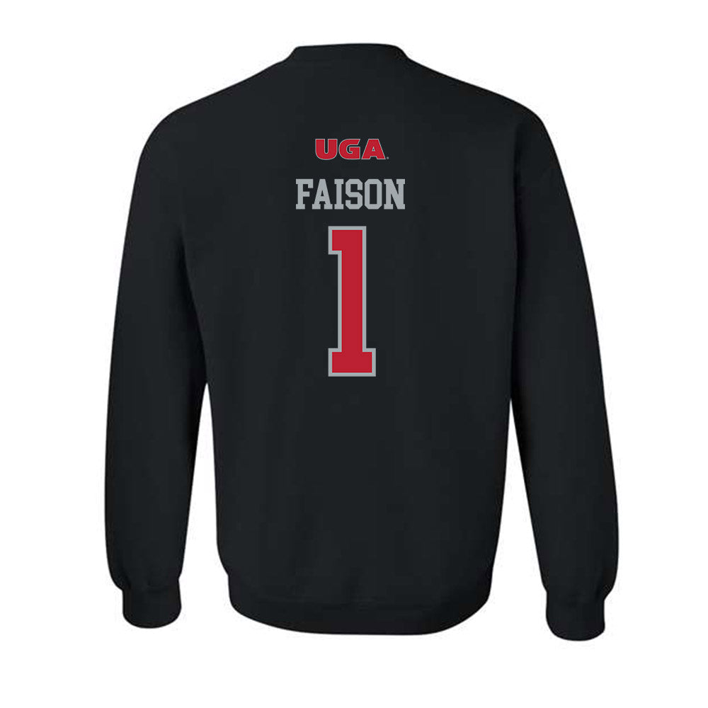 Georgia - NCAA Women's Basketball : Jocelyn Faison - Crewneck Sweatshirt-1