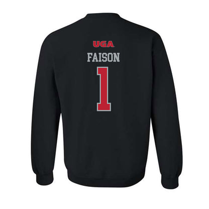 Georgia - NCAA Women's Basketball : Jocelyn Faison - Crewneck Sweatshirt-1