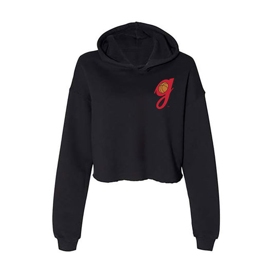 Georgia - NCAA Women's Basketball : Jordana Codio - Women's Crop Fleece Hooded Sweatshirt-0