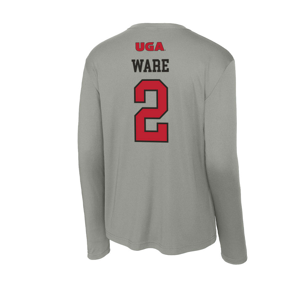 Georgia - NCAA Women's Basketball : Harmonie Ware - Activewear Long Sleeve T-Shirt-1