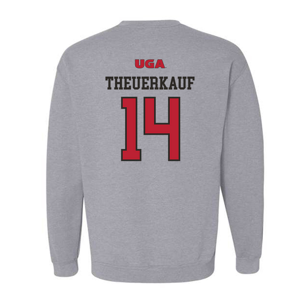 Georgia - NCAA Women's Basketball : Rylie Theuerkauf - Crewneck Sweatshirt-1