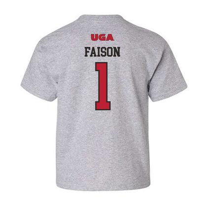 Georgia - NCAA Women's Basketball : Jocelyn Faison - Youth T-Shirt-1
