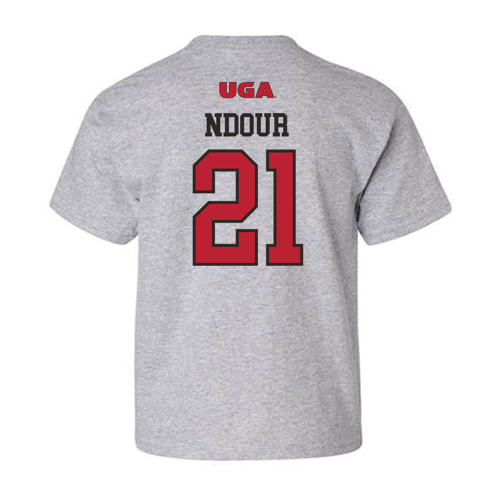 Georgia - NCAA Women's Basketball : Aicha Ndour - Youth T-Shirt-1
