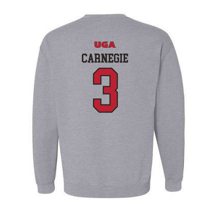 Georgia - NCAA Women's Basketball : Danielle Carnegie - Crewneck Sweatshirt-1