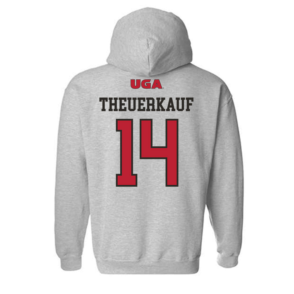 Georgia - NCAA Women's Basketball : Rylie Theuerkauf - Hooded Sweatshirt-1