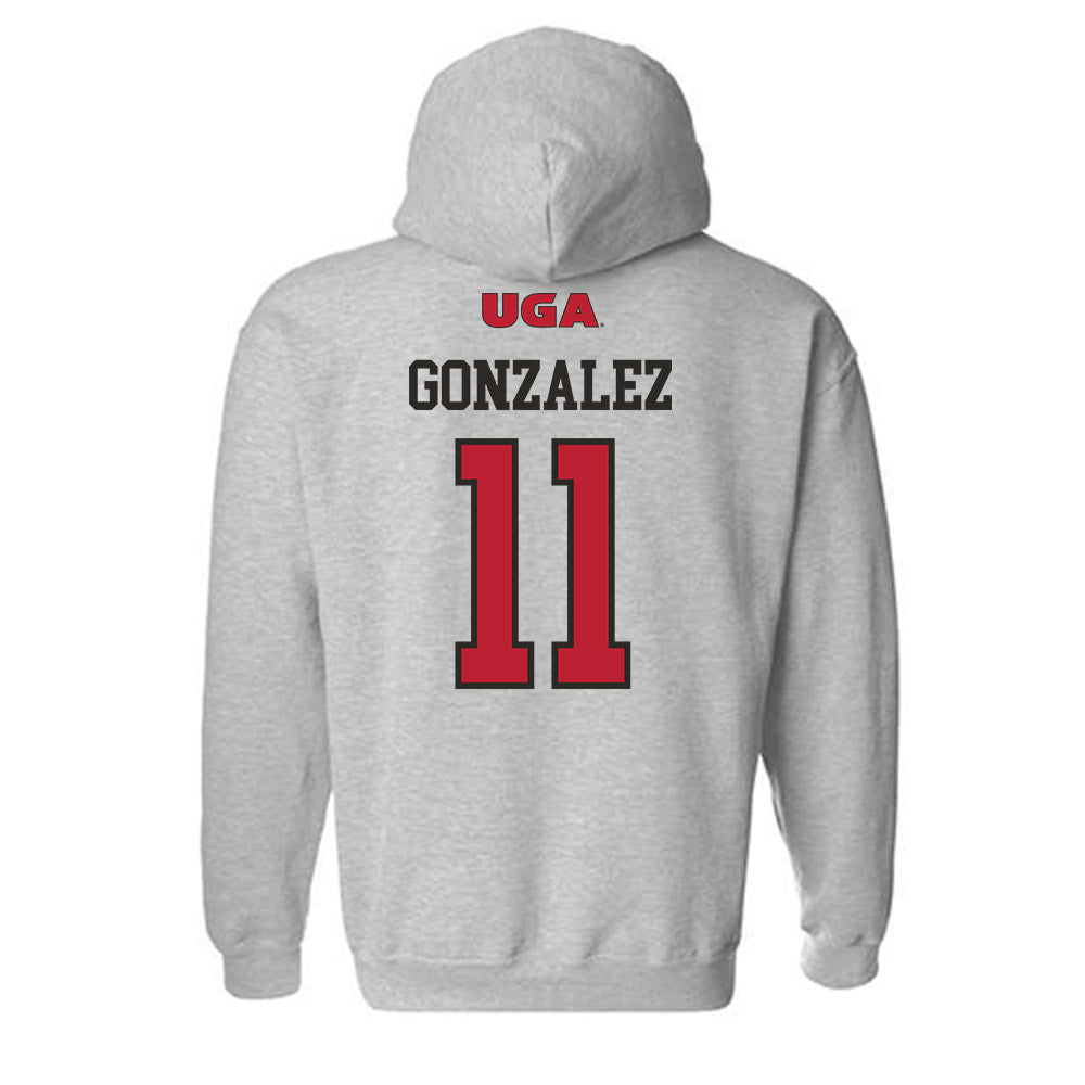 Georgia - NCAA Women's Basketball : Enjulina Gonzalez - Hooded Sweatshirt-1