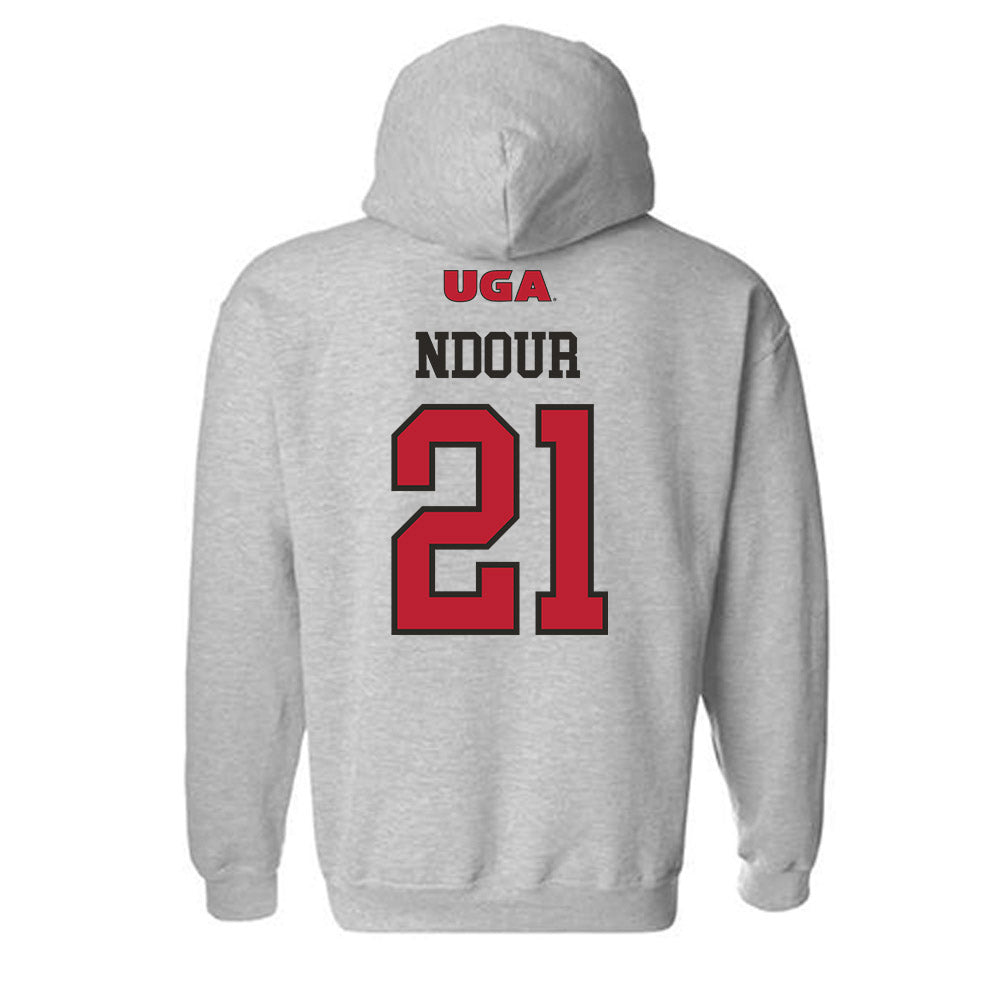 Georgia - NCAA Women's Basketball : Aicha Ndour - Hooded Sweatshirt-1