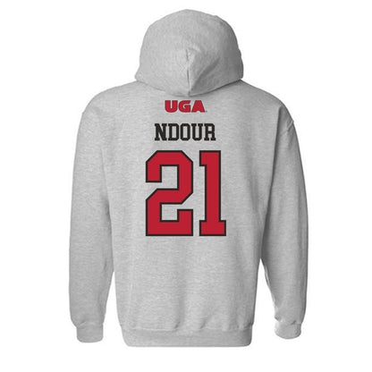 Georgia - NCAA Women's Basketball : Aicha Ndour - Hooded Sweatshirt-1