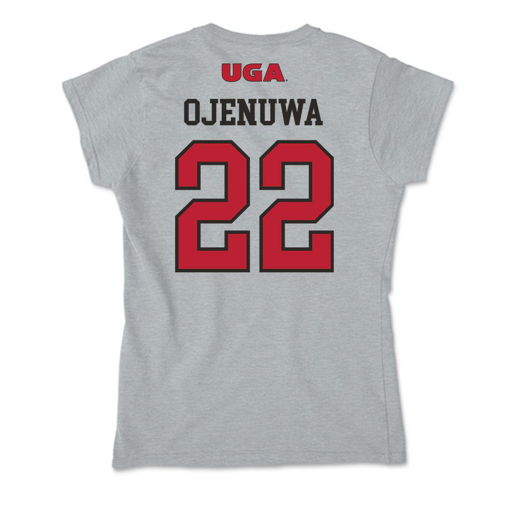 Georgia - NCAA Women's Basketball : Vera Ojenuwa - Soft Style Women’s T-Shirt-1