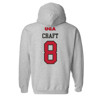 Georgia - NCAA Women's Basketball : Zhen Craft - Hooded Sweatshirt-1