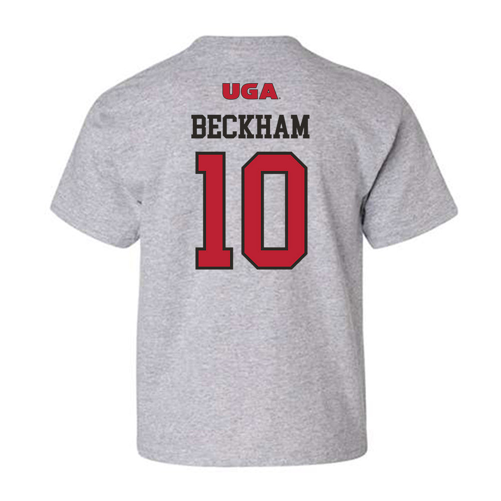 Georgia - NCAA Women's Basketball : Aubrey Beckham - Youth T-Shirt-1