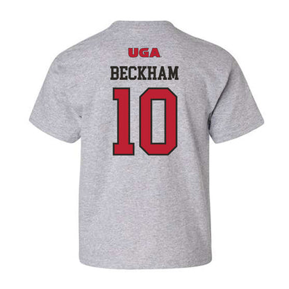 Georgia - NCAA Women's Basketball : Aubrey Beckham - Youth T-Shirt-1