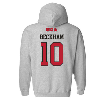 Georgia - NCAA Women's Basketball : Aubrey Beckham - Hooded Sweatshirt-1
