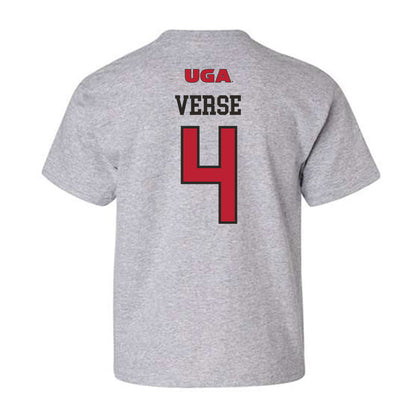 Georgia - NCAA Women's Basketball : Miyah Verse - Youth T-Shirt-1