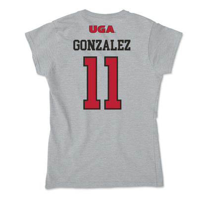 Georgia - NCAA Women's Basketball : Enjulina Gonzalez - Soft Style Women’s T-Shirt-1