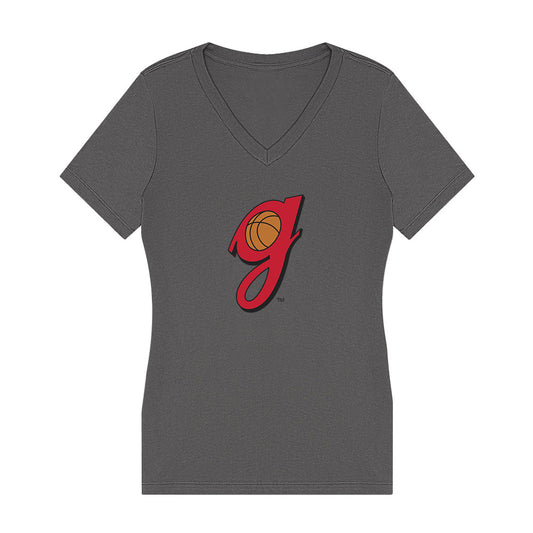 Georgia - NCAA Women's Basketball : Nya Smith - Women's V-Neck T-Shirt-0
