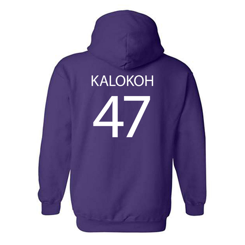Sioux Falls - NCAA Baseball : Abu Kalokoh - Classic Shersey Hooded Sweatshirt-1