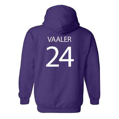 Sioux Falls - NCAA Women's Basketball : Anna Vaaler - Classic Shersey Hooded Sweatshirt-1