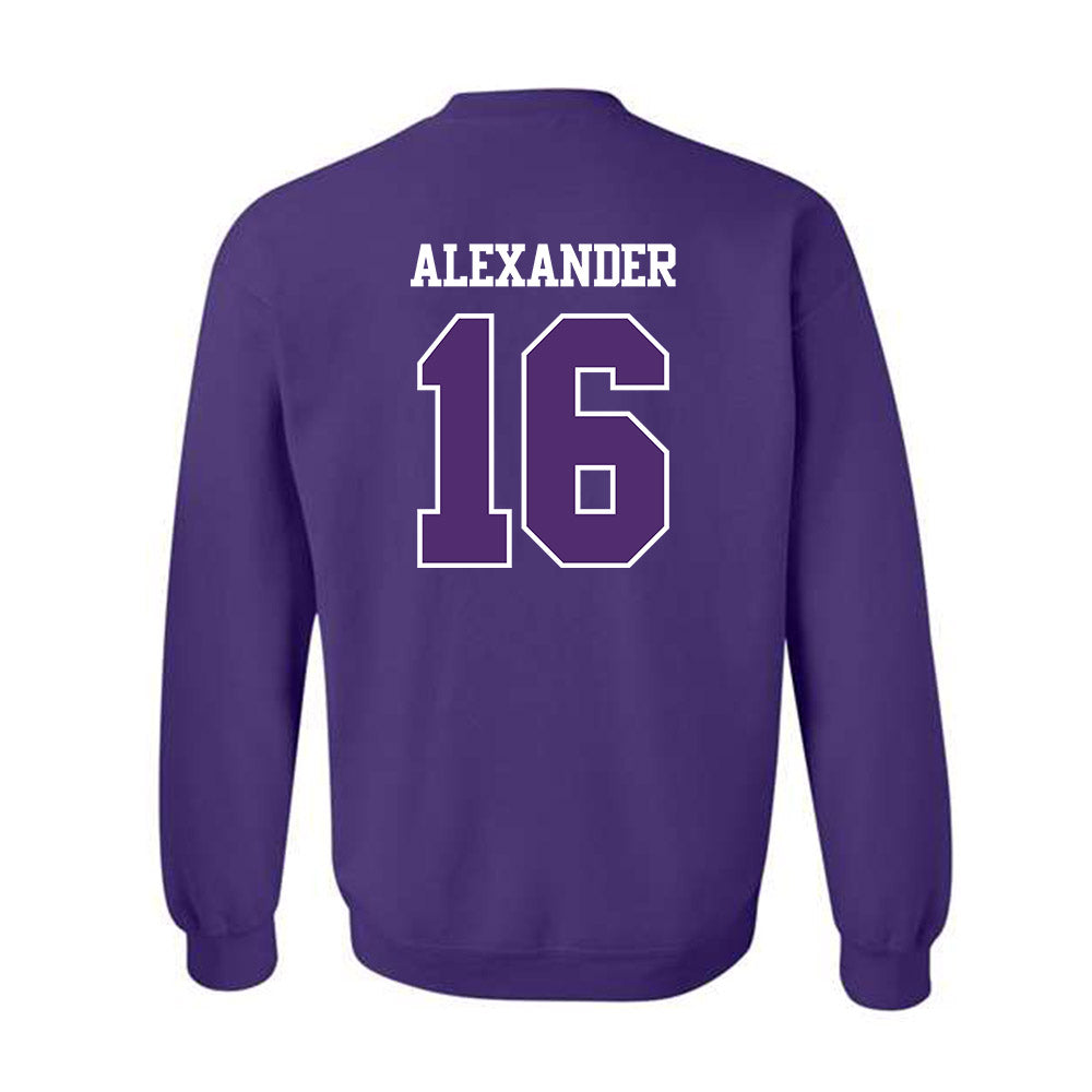 Sioux Falls - NCAA Softball : Alexis Alexander - Classic Shersey Crewneck Sweatshirt-1
