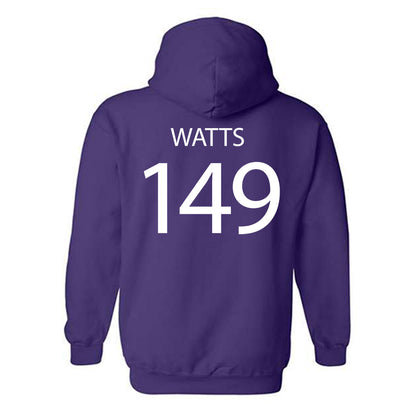 Sioux Falls - NCAA Wrestling : Sir Brandon Watts - Classic Shersey Hooded Sweatshirt-1