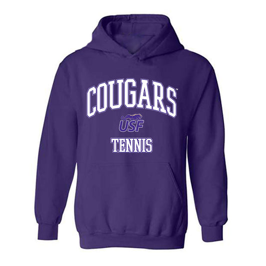 Sioux Falls - NCAA Women's Tennis : Ellie Zink - Classic Shersey Hooded Sweatshirt-0